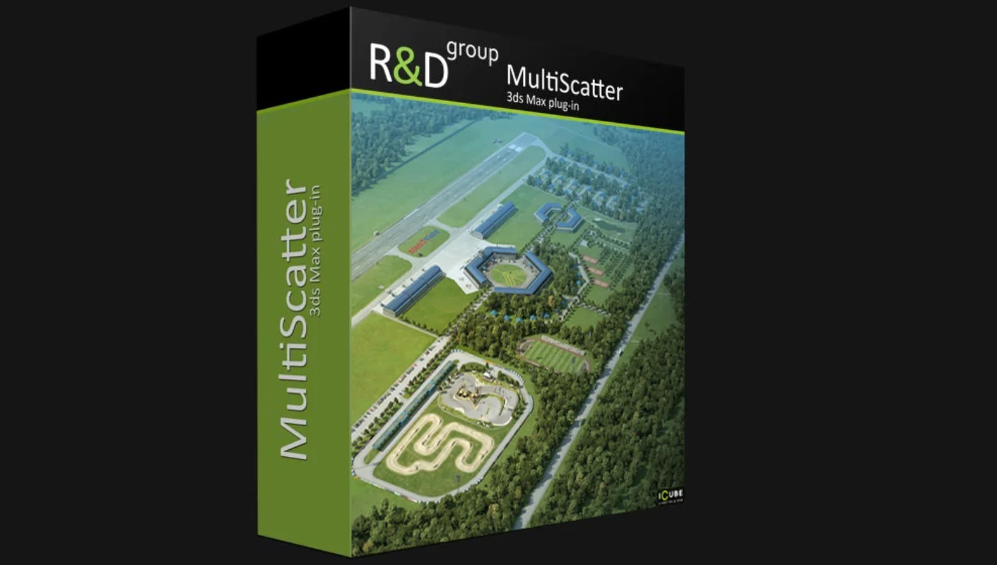 Top 12 3Ds Max Plugins for Visualization in 2026 Object scattering in 3Ds Max using the MultiScatter plugin