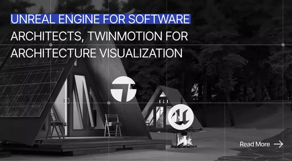 A frame cabins with solar panels in forest, unreal engine twinmotion architecture visualization