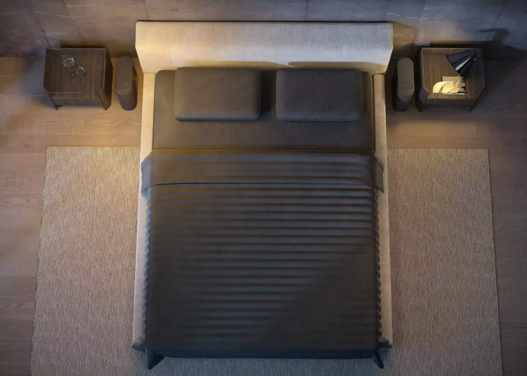 Product-CGI-render van Eight Sleep uit de emotiegedreven campagne van Maverick Frame Studio