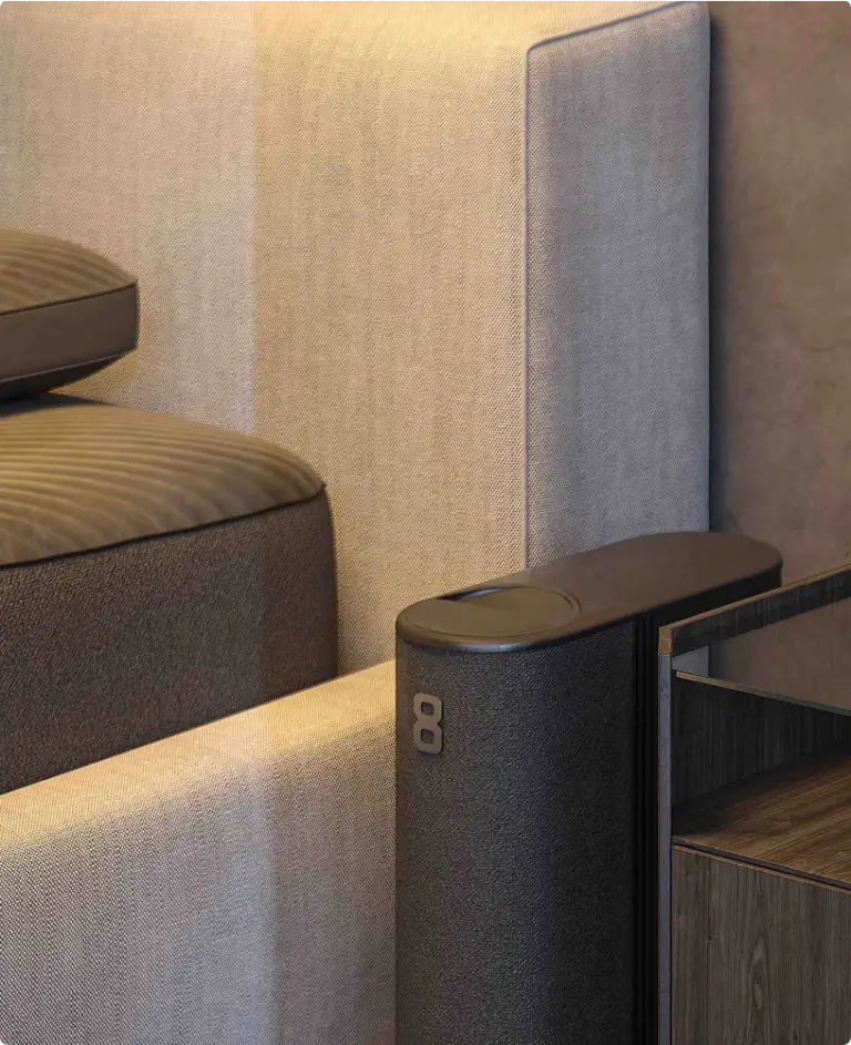 Product-CGI-render van Eight Sleep uit de emotiegedreven campagne van Maverick Frame Studio