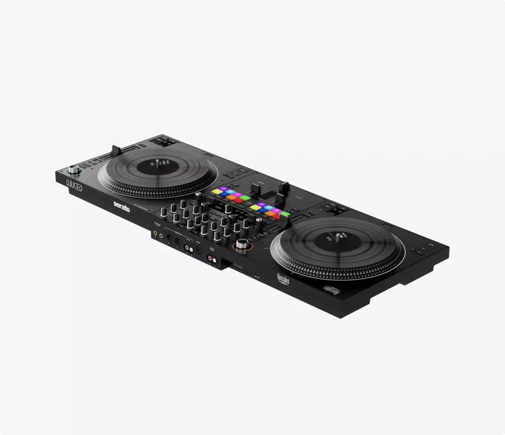 Portfolio 3D-Produktmodellierung: DJ-Controller in Schrägansicht