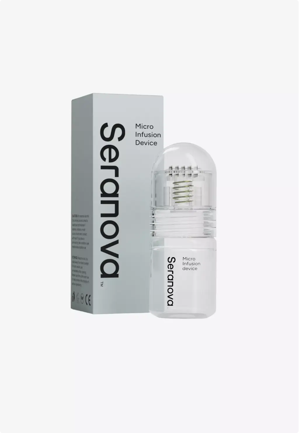 Portfolio 3D-Produktmodellierung: Verpackung des Seranova Micro-Infusionsgeräts
