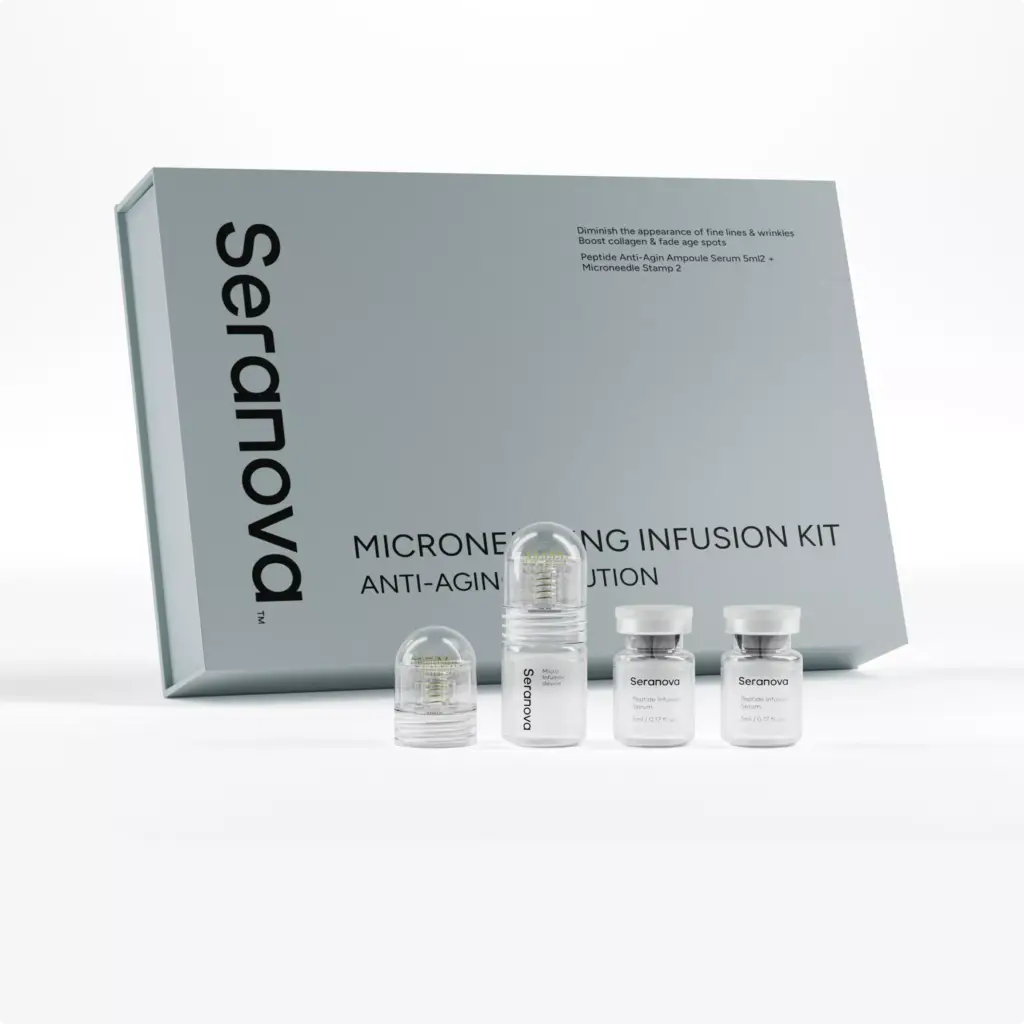 Portfolio 3D-Produktmodellierung: Verpackung eines Hautpflege-Infusionssets