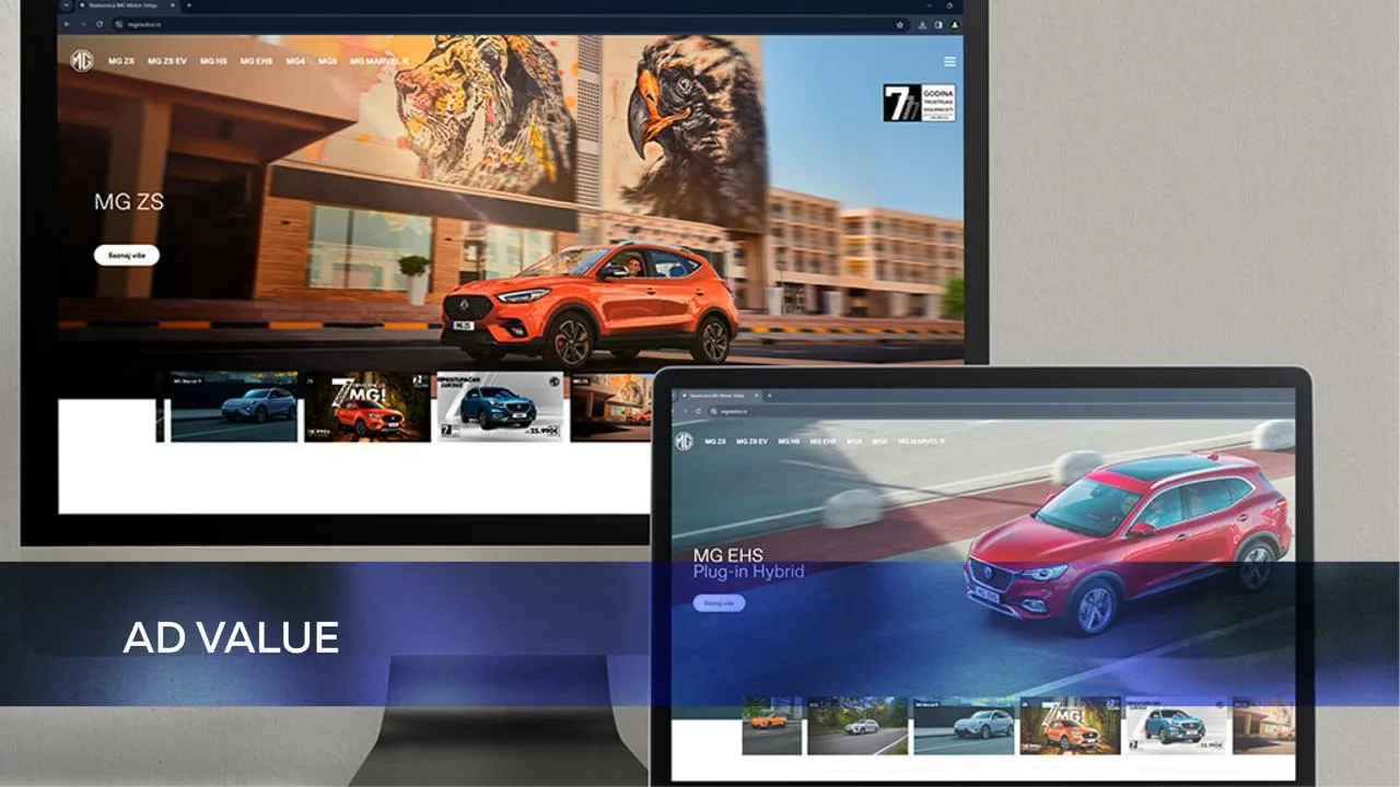 Publicidad CGI de producto y automoción: anuncios 3D Publicidad CGI de automoción: visual de campaña de un coche renderizado en 3D