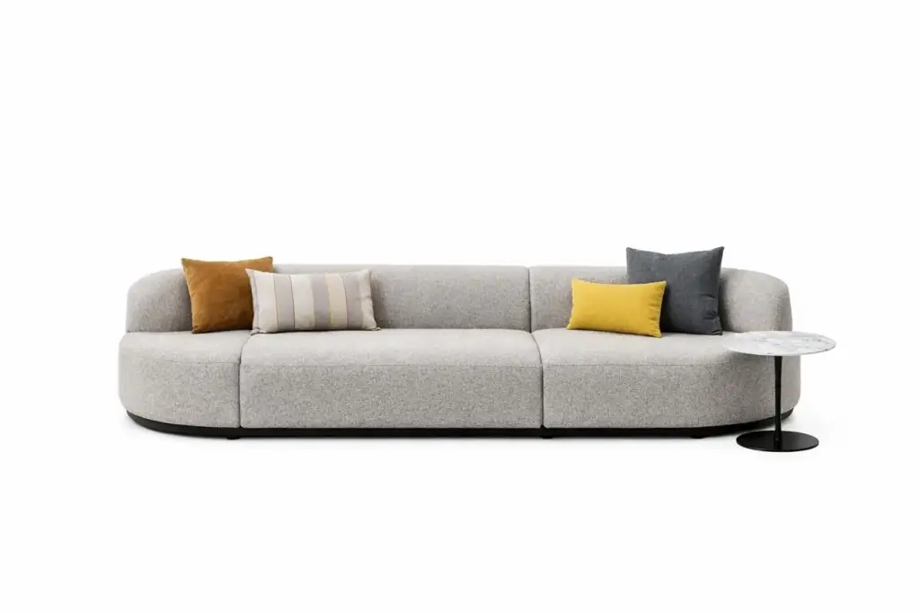 Modern sofa 3d furniture rendering - illustration from the article Top 3D Furniture Rendering Companies
