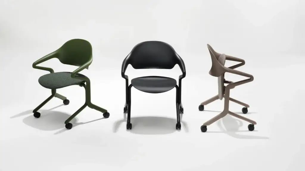What Is Product Animation? A Complete Guide for Brands CGI render of an office chair product line — a 3D model that can be turned into a 360-degree product animation.