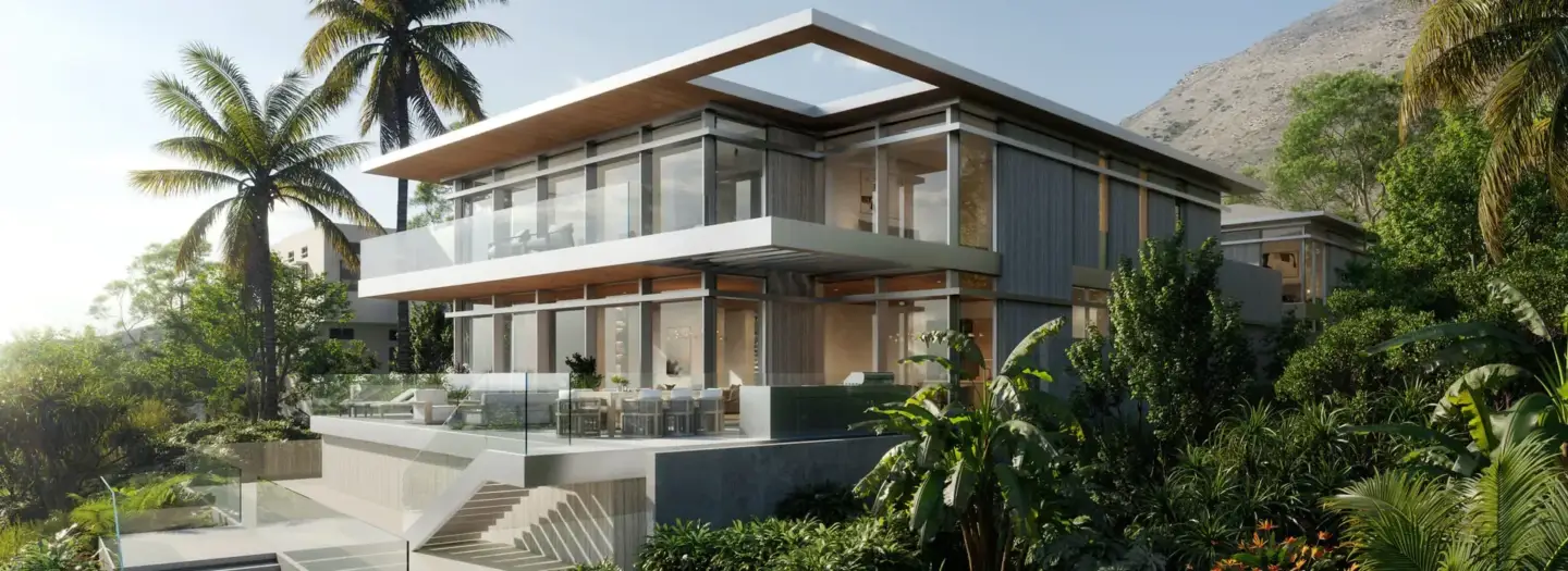 Omega Render photorealistic architectural visualization California
