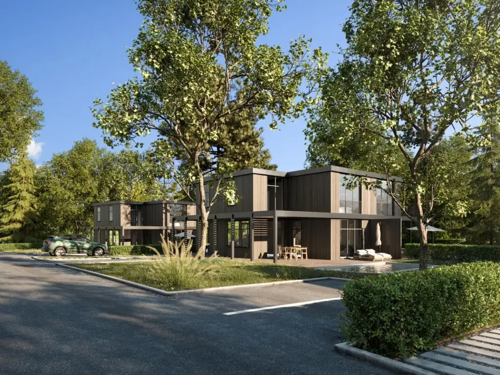 Residential development architectural rendering by an architectural visualization studio