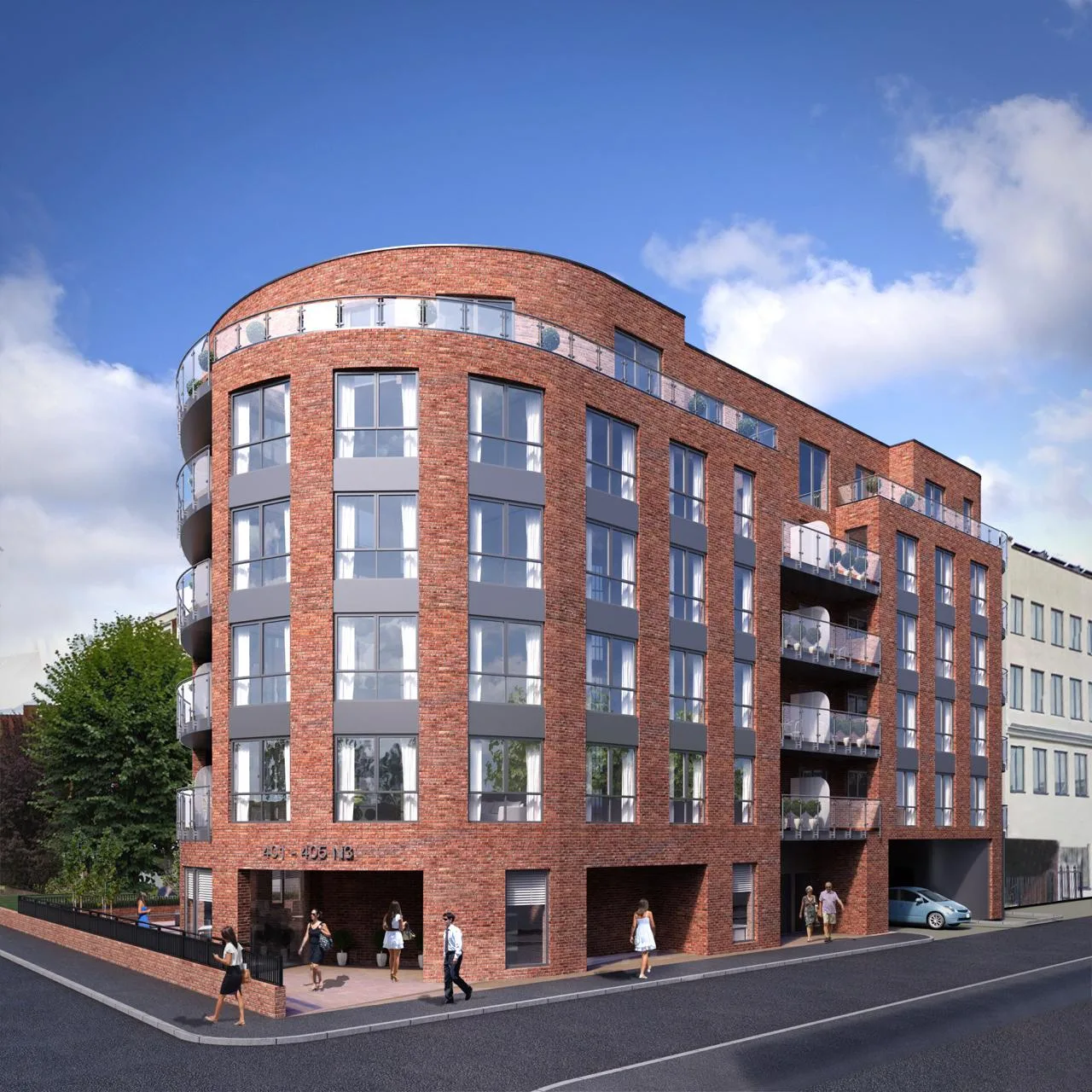 10 Best 3D Rendering Companies in the UK for Architectural Visualization and Real Estate Residential development rendering by architectural visualization studios in the UK
