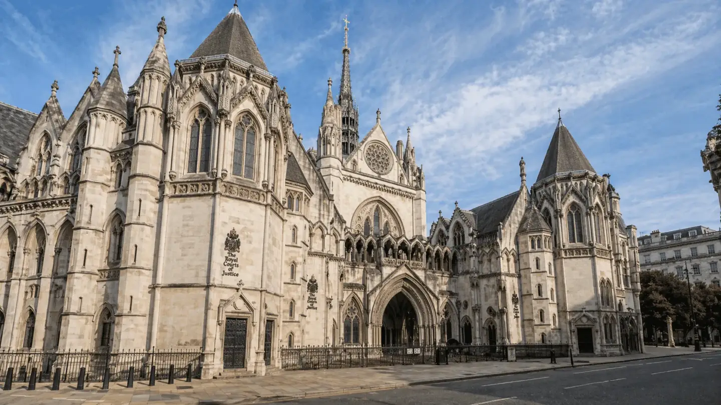 Victorian Architecture: A Complete Guide to Its History and Styles Royal Courts of Justice in London with Gothic arches, stone towers, and detailed facade