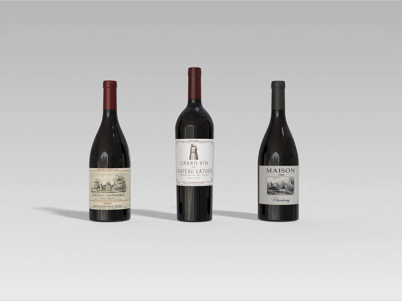 Publicidad CGI de producto y automoción: anuncios 3D Anuncio CGI de producto: render 3D fotorrealista de botellas