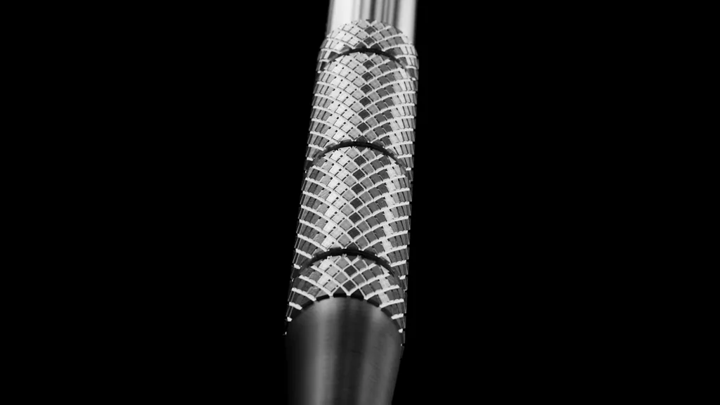 Medical animation still of a dental instrument close-up