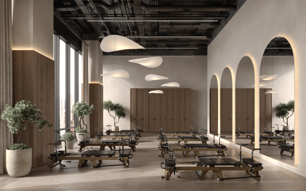 3D-rondleiding: Fitnessclub
