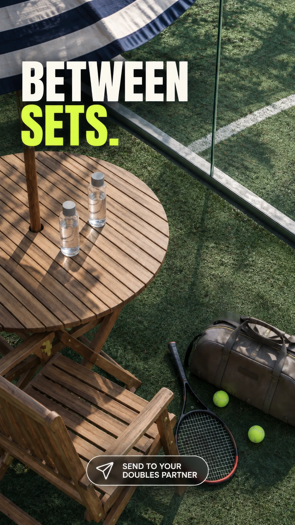 Instagram-Story aus dem Platz-Rendering: Zwischen den Sätzen.