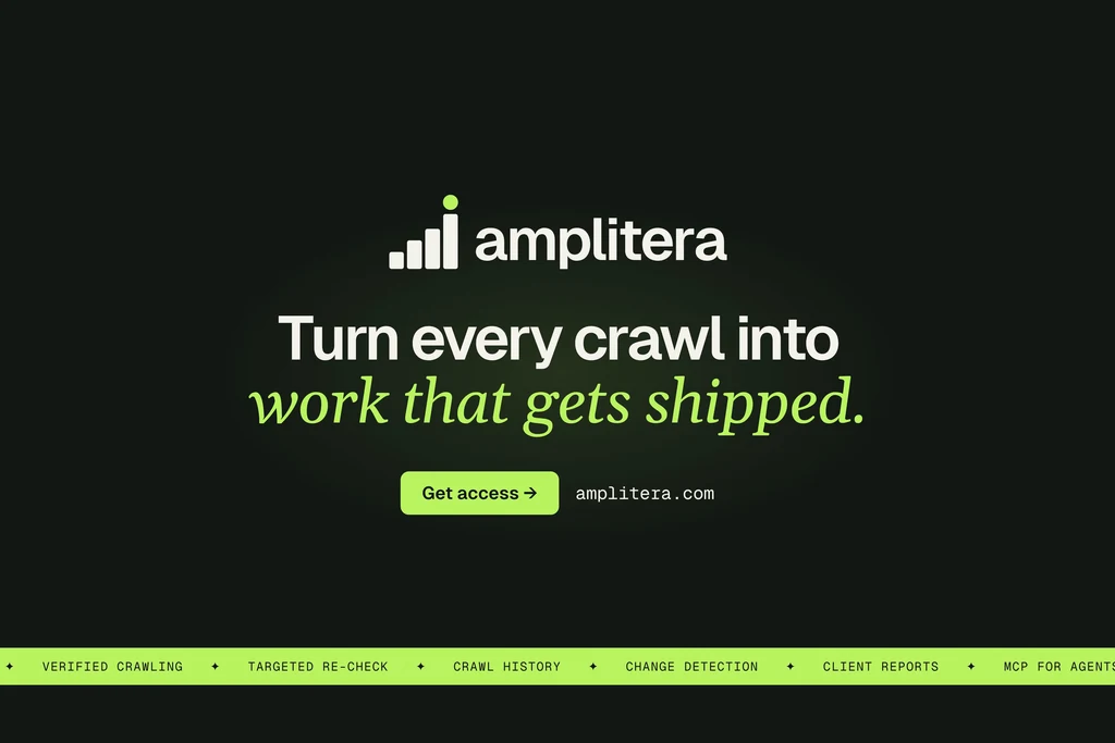 Launch video end frame with a product logo, a one-line promise and a get access button