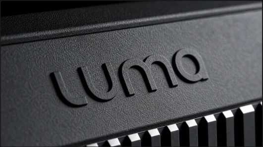 Storyboardshot 30 van de lanceringsfilm voor de eyetracker Luma: Logo macro