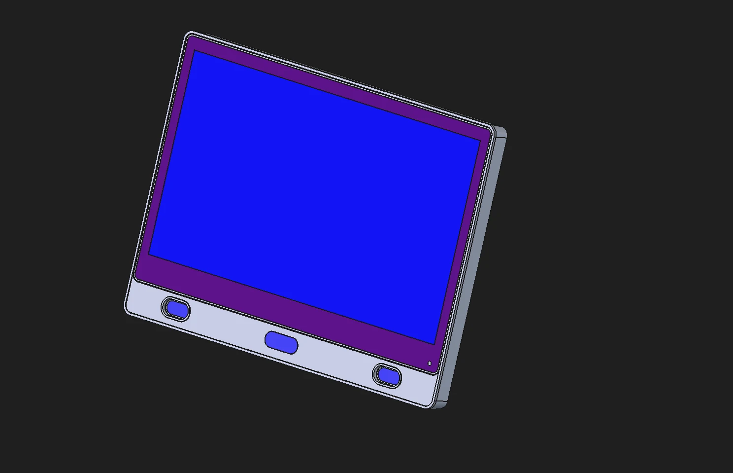 3D-werkmodel van de monitor van de eyetracker Luma