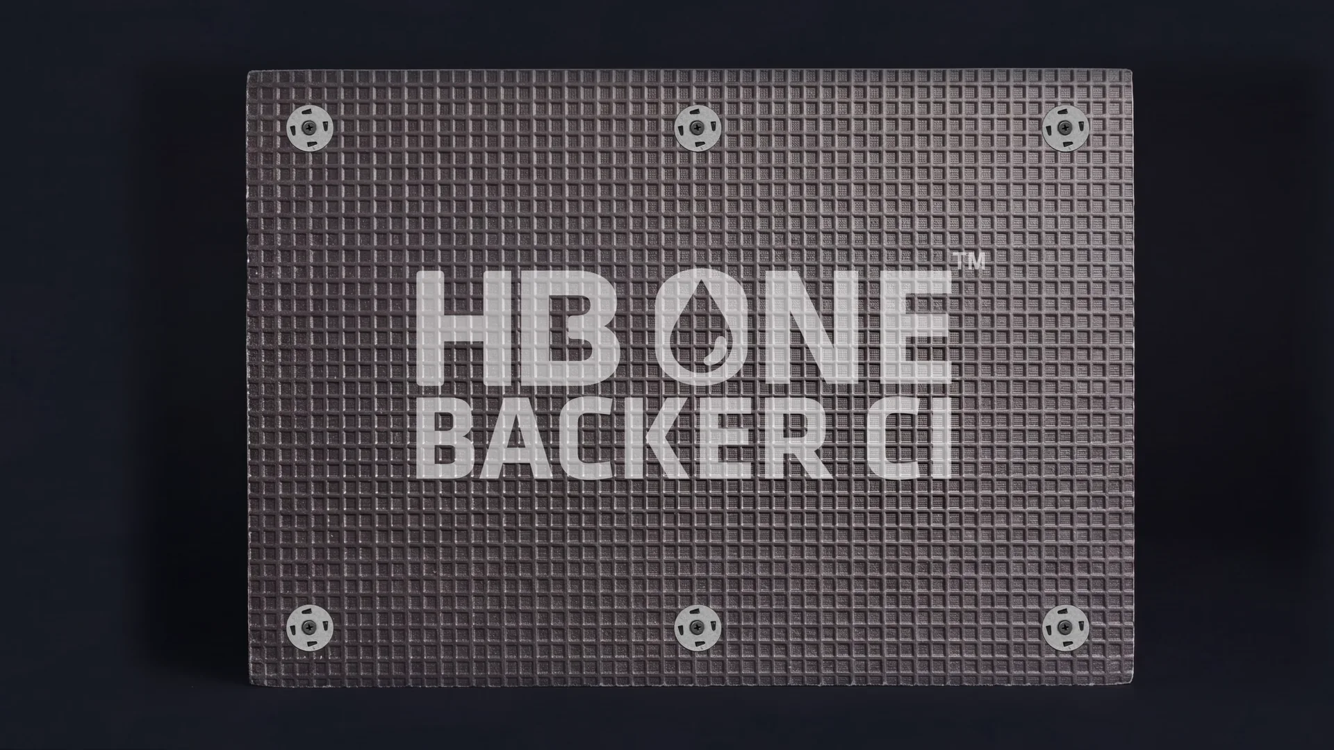 Exploded-View Wall System Animation for an Insulated Backer Board Still from the animation: a backer board fixed with six fasteners and round washers
