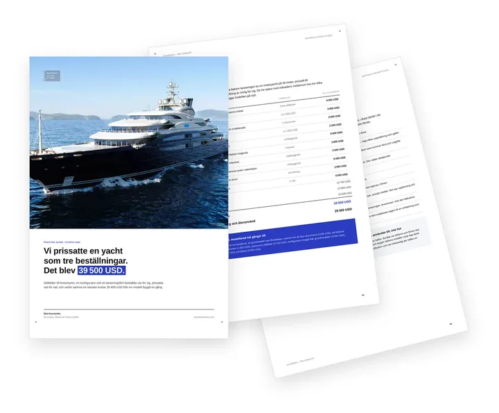 Omslag till guiden om att återanvända en modell för CGI av yachter, bilar och flygplan