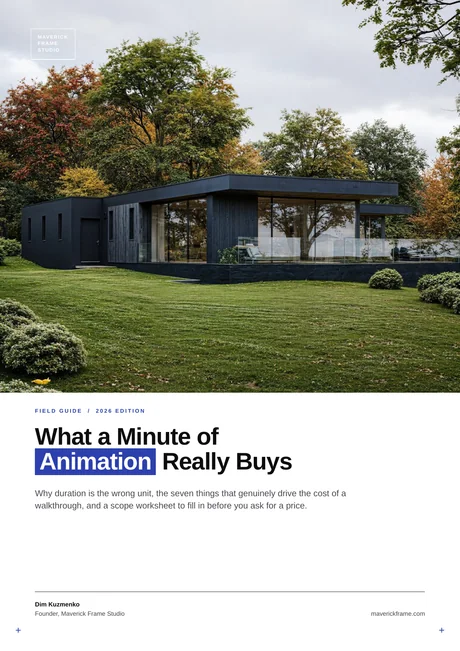 Cover of the guide: What a Minute of Animation Really Buys