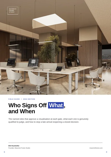 Cover of the guide: Who Signs Off What , and When