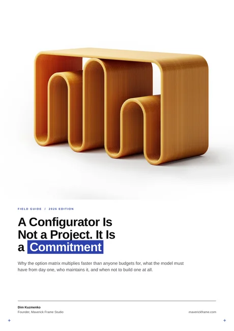 Cover of the guide: A Configurator Is Not a Project. It Is a Commitment