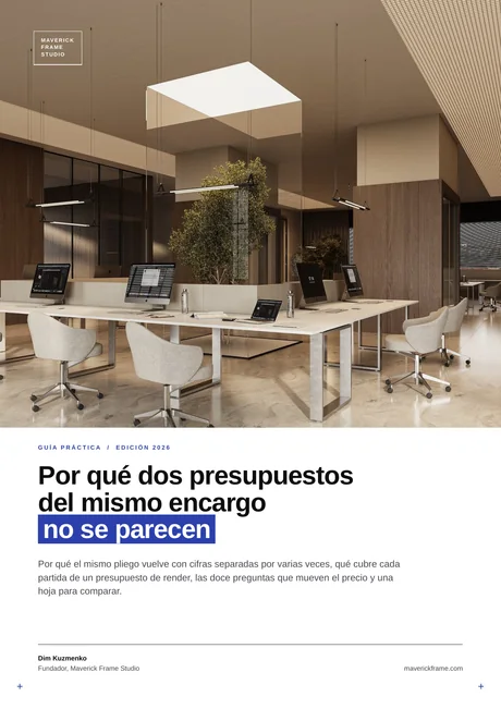 Portada de la guía: Por qué dos presupuestos del mismo encargo no se parecen