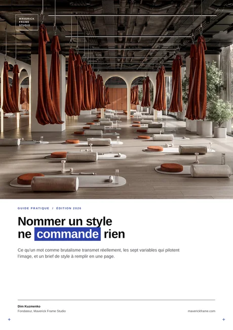 Couverture du guide: Nommer un style ne commande rien