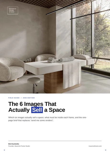 Cover of the guide: The 6 Images That Actually Sell a Space