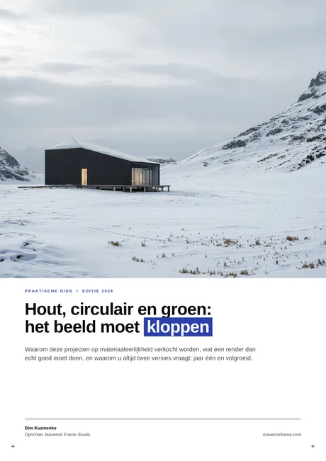Omslag van de gids: Hout, circulair en groen: het beeld moet kloppen