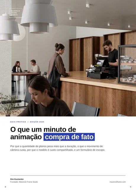 Capa do guia: O que um minuto de animação compra de fato