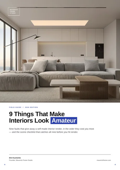 Cover of the guide: 9 Things That Make Interiors Look Amateur