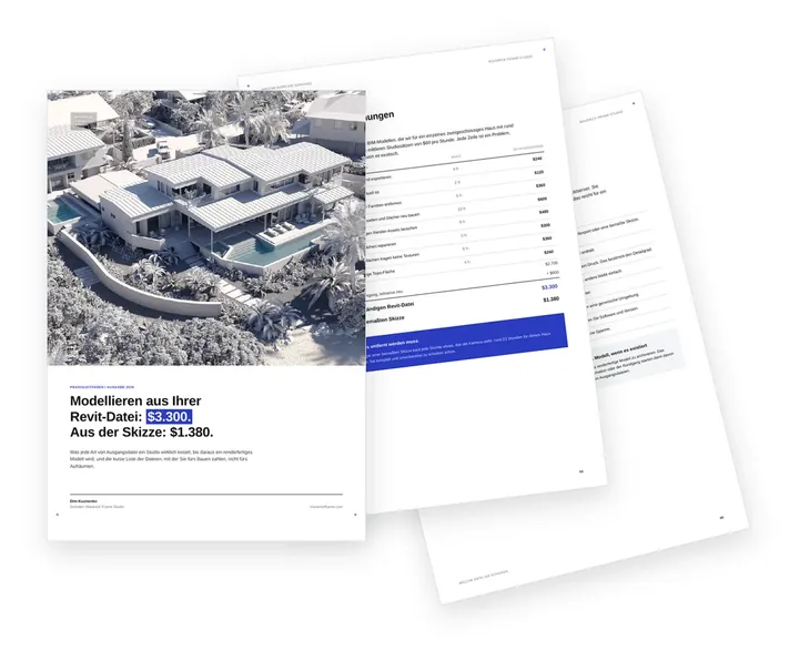 Cover des Leitfadens zu den richtigen Ausgangsdateien für die Architektur-3D-Modellierung