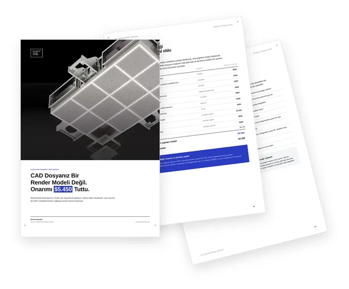 3D ürün modelleme için CAD dosyalarını hazırlama rehberinin kapağı