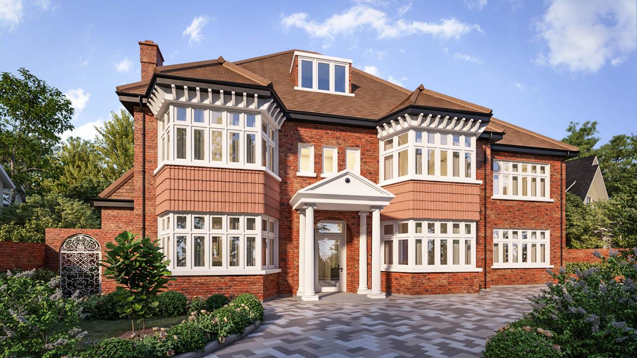 Luxury home CGI by architectural visualization companies in London