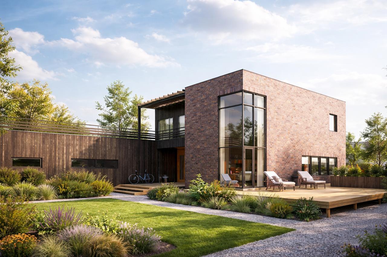 Residential architectural rendering by 3D visualization London studios