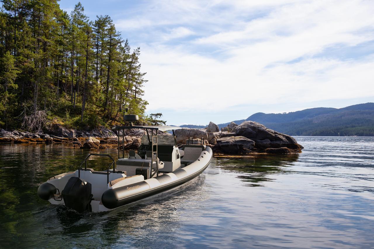 How 3D Modeling Can Help Marketing and Advertising Outdoor 3D product rendering of a boat for marketing, used in 3D advertising and high-quality 3D product visuals