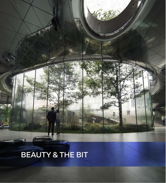 Futuristic glass interior visualization by Top Architectural 3D Rendering Companies offering premium 3D Rendering services