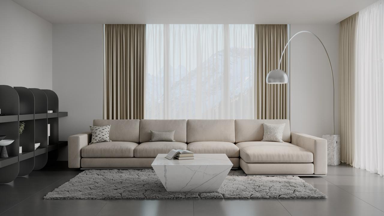 CGI for Product Launches: Selling a Luxury Furniture Collection Before Production Lifestyle product CGI to launch product without photography or finished samples