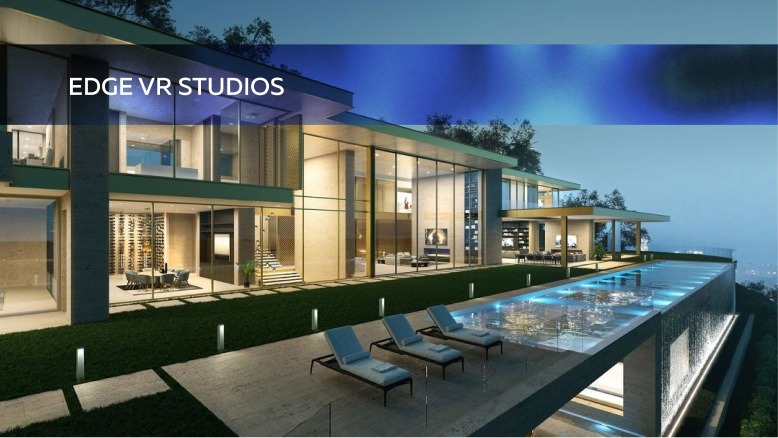 Modern villa night render by Top 3D Architectural Rendering Companies providing high-end 3D Rendering services