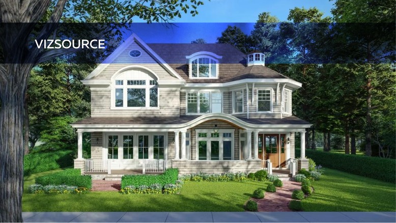 Residential exterior visualization by Top Architectural 3D Rendering Companies and the best 3D architectural visualization companies