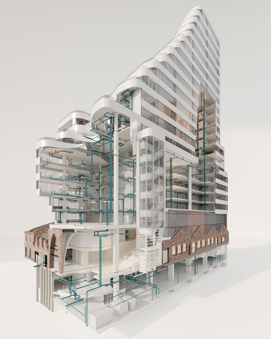 Corona vs V-Ray: Which Render Engine Is Better for Architectural Visualization? Architectural section visualization comparing Corona vs V-Ray workflows and render engine capabilities