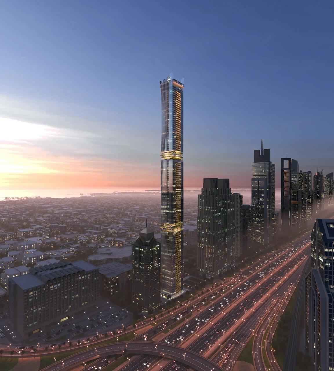 High-rise tower visualization created by 3D visualization studios in the UK
