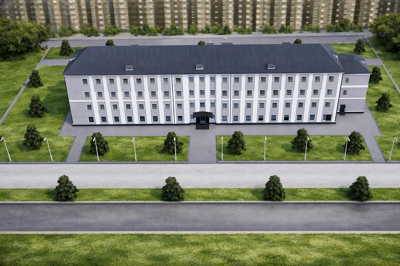 Residential block exterior by top 3D rendering companies in the UK using architectural CGI