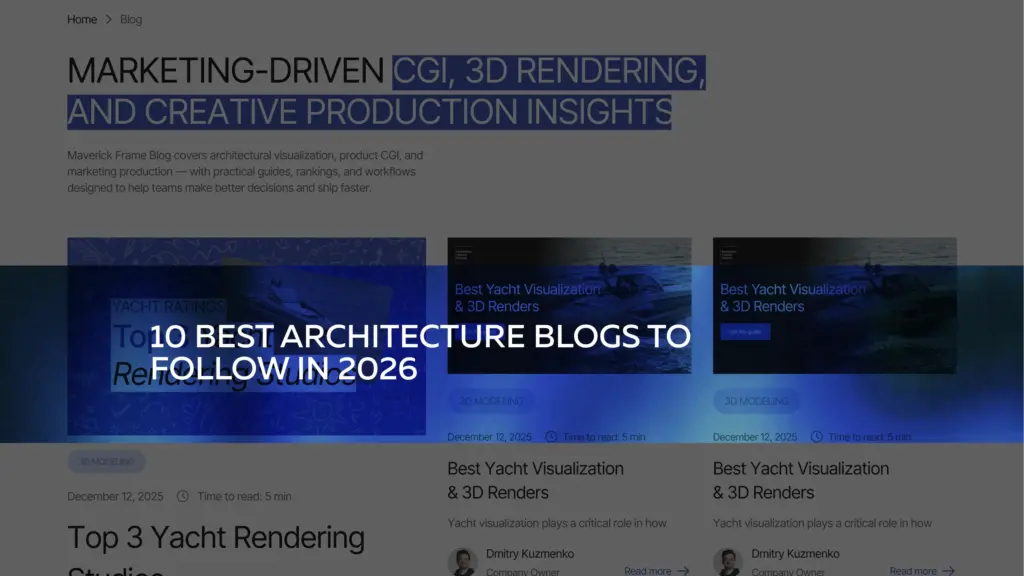 Hero banner for best architecture blogs to follow in 2026 ranking