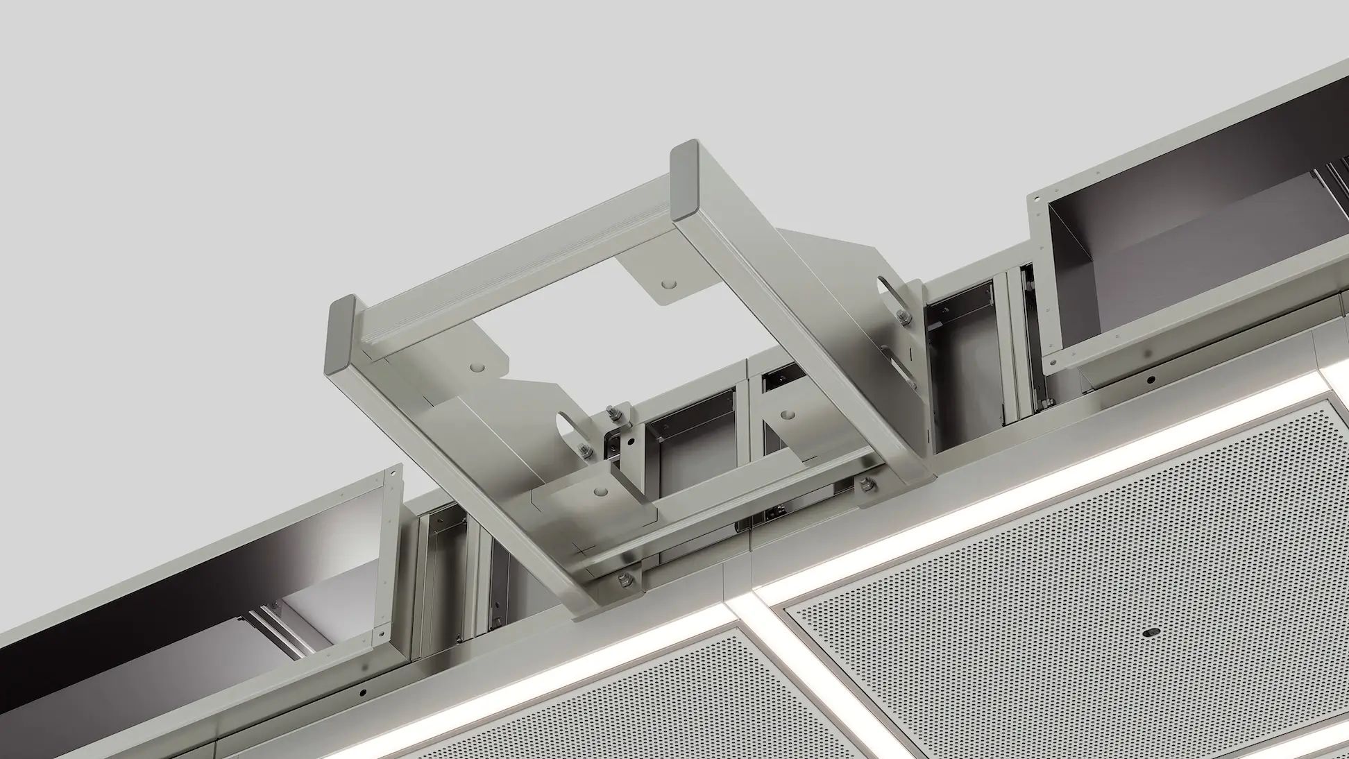 What Is 3D Visualization? Product 3D visualization of mechanical ceiling system