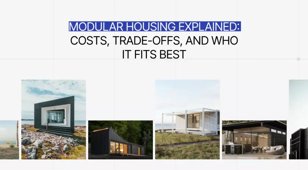 Modular housing explained with examples of modern modular homes and prefab houses