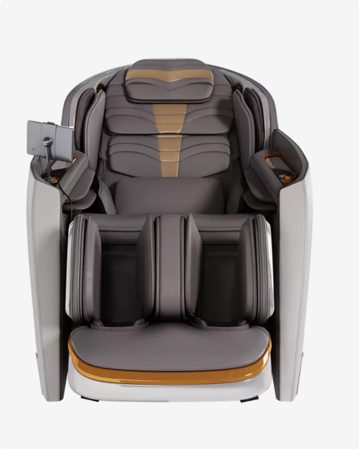 Massage chair with padded sections Product modeling ergonomic seating design