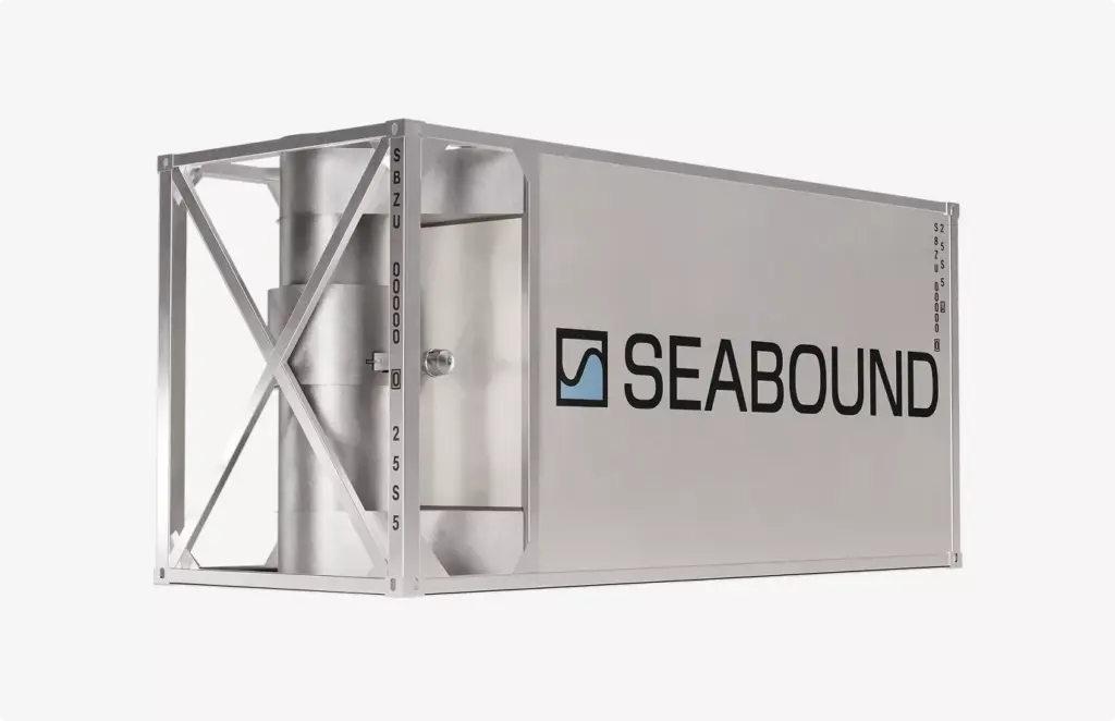 Metal shipping container with branding Product modeling industrial design