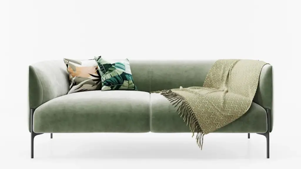 Sofa product visualization render - illustration from the article Top 3D Furniture Rendering Companies
